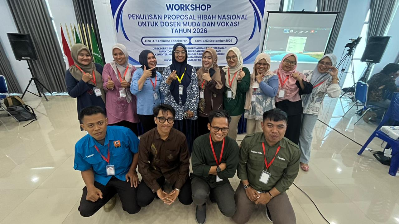 Workshop Penulisan Proposal Hibah Nasional untuk Dosen Muda dan Vokasi UMGO